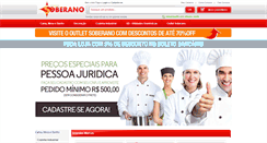 Desktop Screenshot of comercialsoberano.com.br